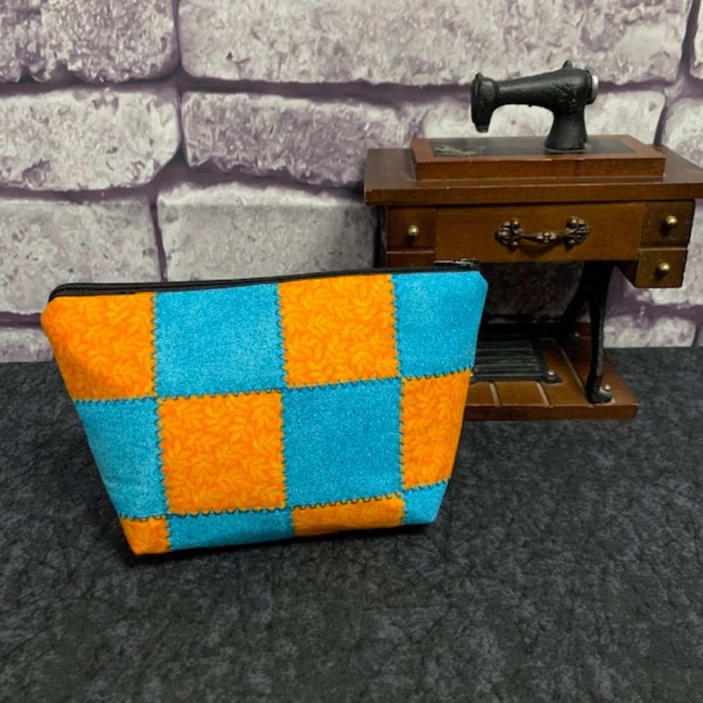 Handmade Quilted Cosmetic Bag